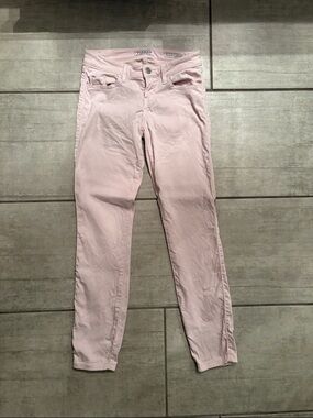 GUESS Brittney Skinny Ankle Jeans in Light Pink